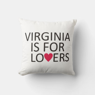 Coussin T-shirt Virginia State Virginia Home Tee Virginia