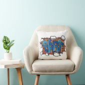 Coussin T-ShirtBART" Urban Graffiti Art - Breaking Through (Chaise)