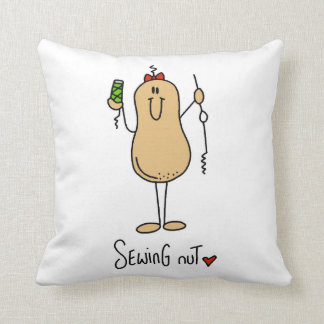 Coussin T-shirts et cadeaux de couture d'écrou