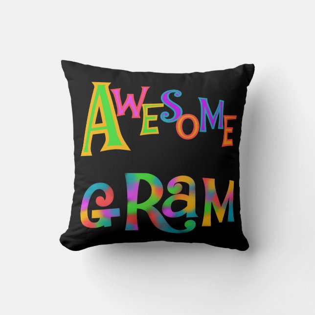 Coussin T-shirts et cadeaux impressionnants de gramme (Recto)