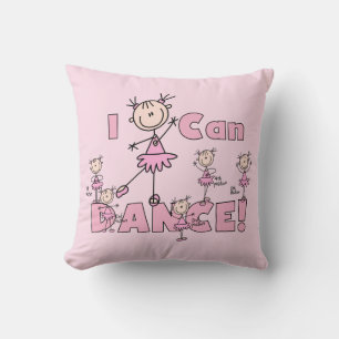 Coussin T-shirts et cadeaux Je peux danser