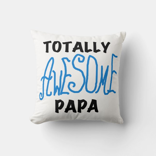 Coussin T-shirts et cadeaux Papa absolument géniaux (Recto)