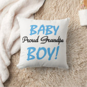 Coussin T-shirts et cadeaux pour bébé grand-père fier (Couverture)
