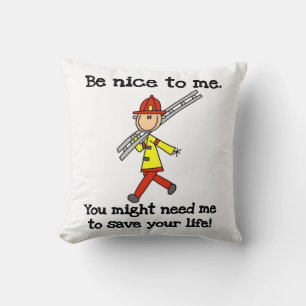 Coussin T-shirts et Cadeaux pour Pompiers Sauveurs de Vie