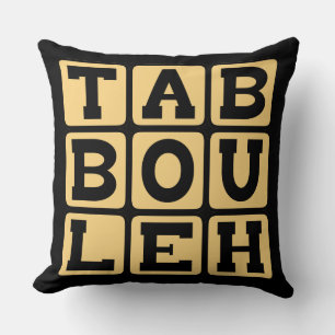 Coussin Tabbouleh, plat végétarien levantin