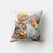 Coussin Tabby Cat Cats Merry Christmas Cats-Mus Girls (Verso)