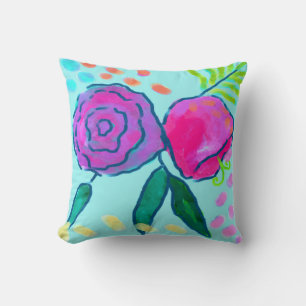 Coussin Tableau Abstrait coloré sur