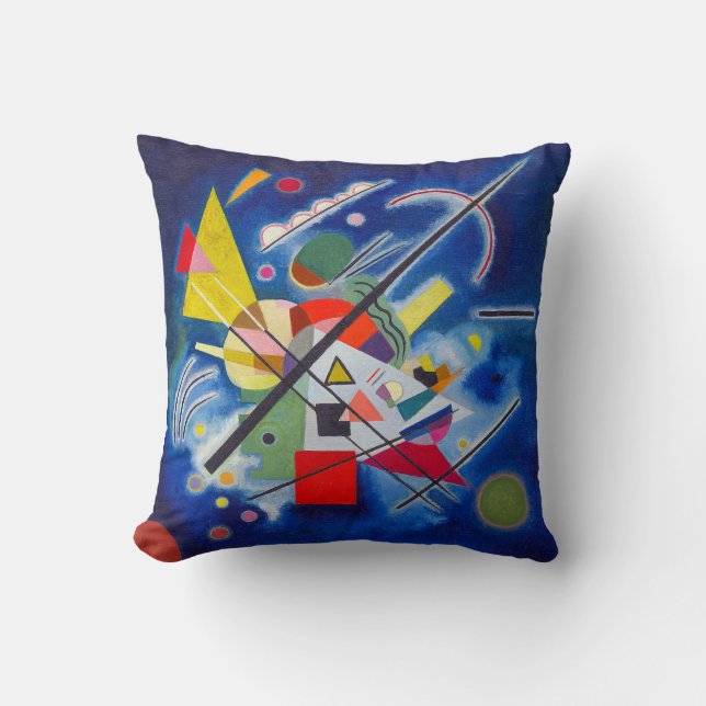 Coussin Tableau bleu | Wassily Kandinsky | (Recto)