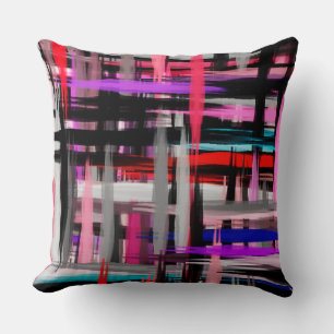 Coussin Tableau coloré Abstrait #3