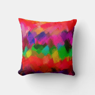 Coussin Tableau coloré Abstrait #4