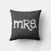 Coussin Tableau de mariage Mme Femme (Verso)
