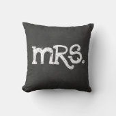 Coussin Tableau de mariage Mme Femme (Recto)