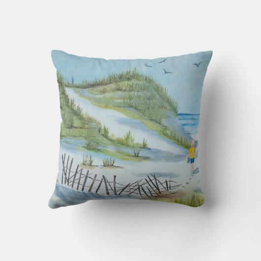 Coussin Tableau de plage (Verso)