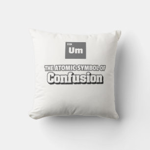 Coussin Tableau périodique - Élément Um de confusion