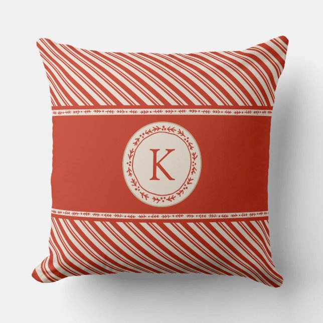 Coussin Tablier de Sucre de canne monogramme (Recto)