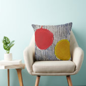 Coussin Tache rouge et jaune (Chaise)