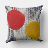 Coussin Tache rouge et jaune (Verso)