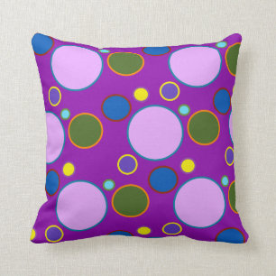 Coussin Taches de couleur vives