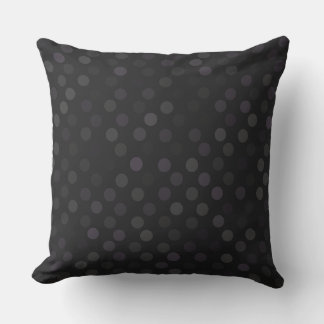 Coussin tacheté violet et gris