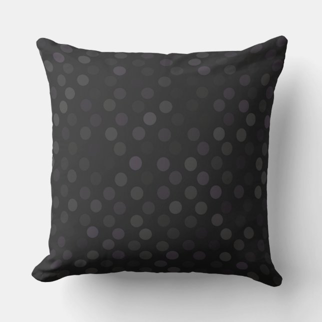 Coussin tacheté violet et gris (Recto)