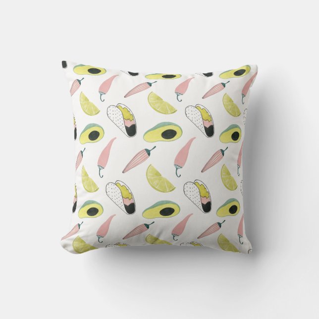 Coussin Taco à propos d'amour | Taco Element Circle (Recto)