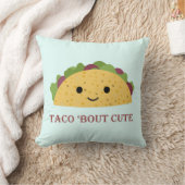 Coussin Taco Bout Cute Kawaii Taco (Couverture)