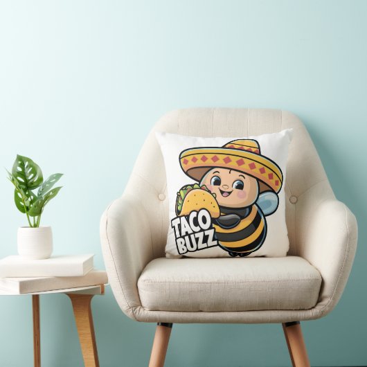 Coussin Taco Buzz Bumble Bee (Chaise)