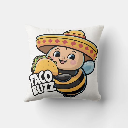 Coussin Taco Buzz Bumble Bee (Verso)