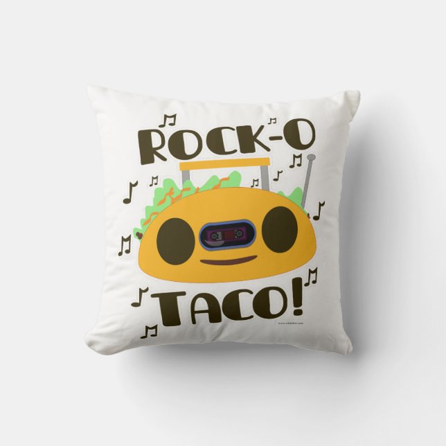 Coussin Taco de musical de Roche-o (Recto)