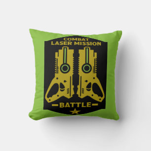 Coussin Tag laser Mission Enfants