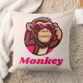Coussin taie d'oreiller singe (Couverture)