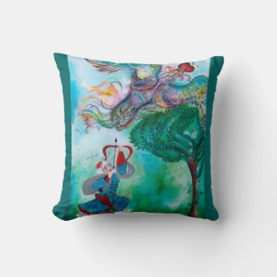 Coussin TAILLE DE FOIRE TURQUE / PHOENIX ET ARCHER, Vert