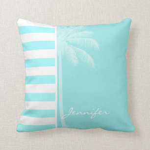 Coussin Tailles horizontales Celeste ; Palme