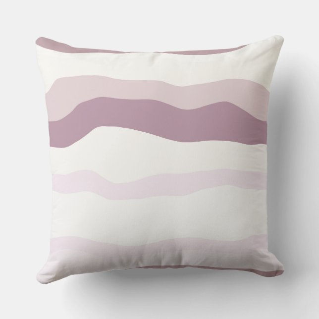 Coussin Tailles rose ondulées (Verso)
