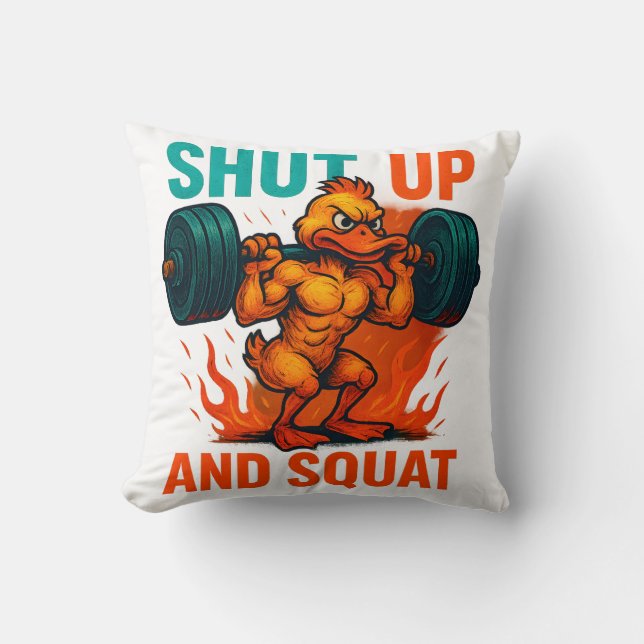 Coussin Tais-Toi Et Squat (Recto)