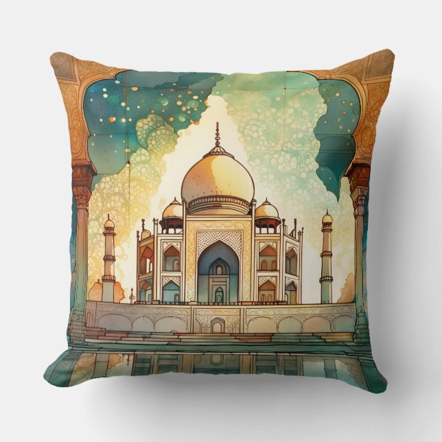 Coussin Taj Mahal (Recto)