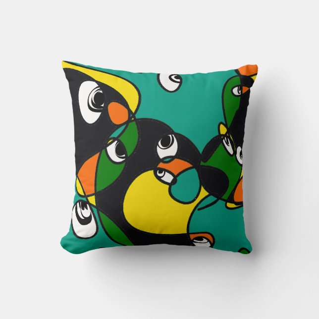 Coussin TAKUROMAN「Friends」 (Recto)