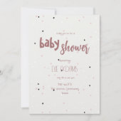 Coussin Talk Collection Baby shower Invitation (Devant)