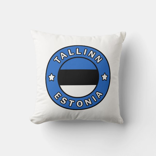 Coussin Tallinn Estonie (Recto)