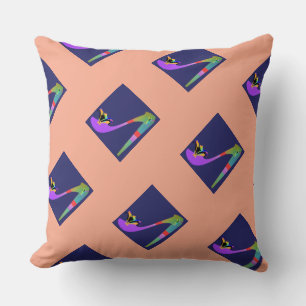 Coussin Talons Hauts Fantaisie Décorative Pêche