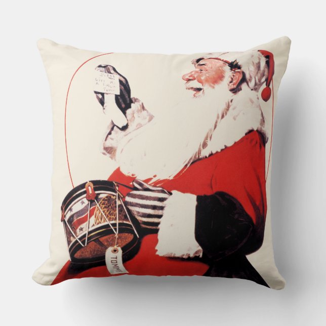 Coussin Tambour pour Tommy (Recto)