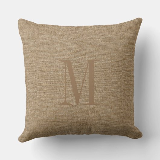 Coussin Tan Lin Texo Monogramme (Verso)