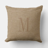 Coussin Tan Lin Texo Monogramme (Recto)