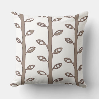 Coussin Tan VINES DESIGN Rétro Pillow