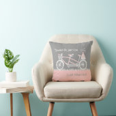 Coussin tandem de souvenir de mariage de (Chaise)