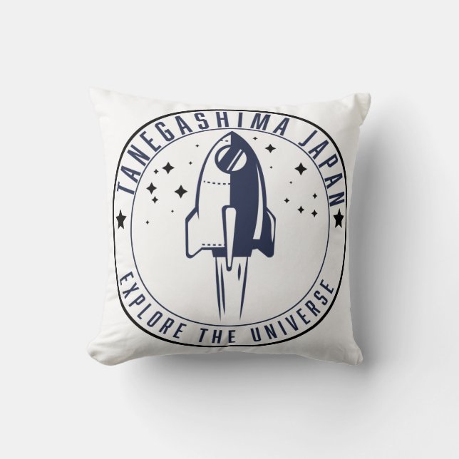 Coussin Tanegashima Japon Explorez l'Univers  (Recto)