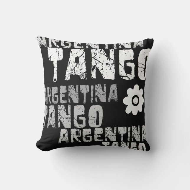 Coussin Tango de l'Argentine (Recto)