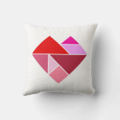 Coussin Tangram du cœur (Verso)