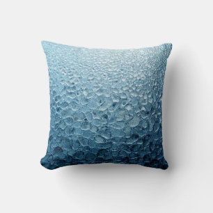 Coussin Tapis de la zone florale noire et grise