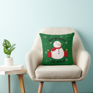 Coussin Tapis de neige de Noël